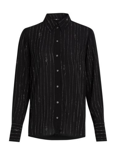 Karl Lagerfeld Bluse  sort / hvid