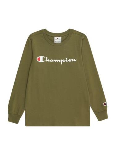 Champion Authentic Athletic Apparel Shirts  oliven / rød / hvid