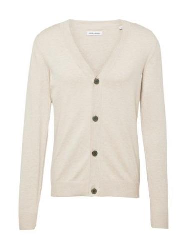 JACK & JONES Cardigan 'JJEEmil'  lysebeige