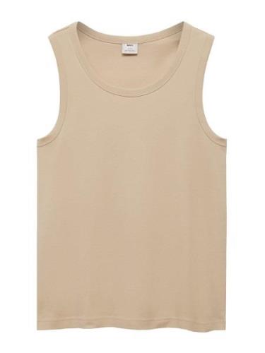 MANGO MAN Bluser & t-shirts 'DELTO'  beige