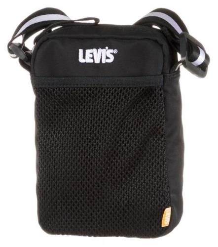 LEVI'S ® Skuldertaske  sort / hvid