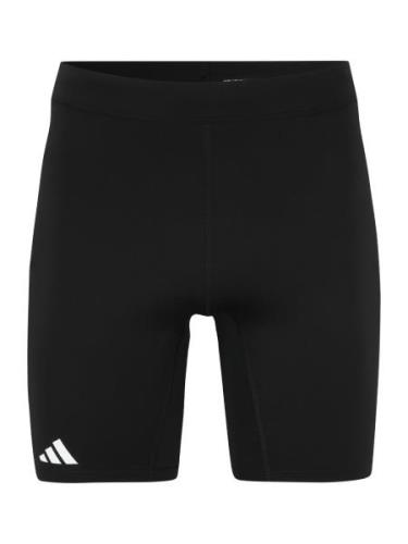 ADIDAS PERFORMANCE Sportsbukser 'ADIZERO'  sort / hvid