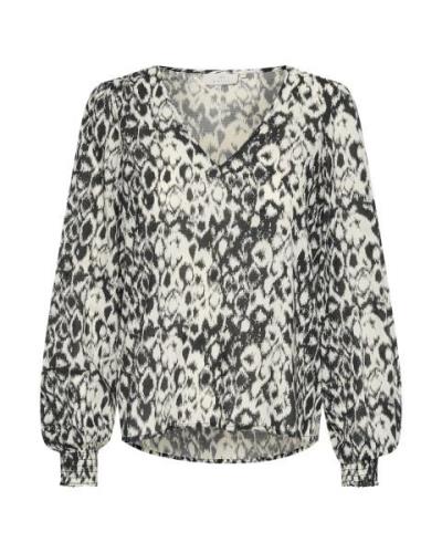 Kaffe Bluse 'Dagmar'  sort / hvid