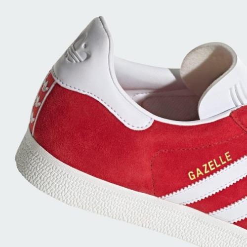 ADIDAS ORIGINALS Sneaker low 'Gazelle'  rød / hvid