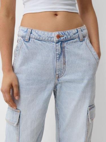 Bershka Cargojeans  blue denim