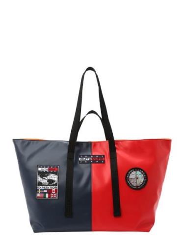 Tommy Jeans Shopper  marin / rød / sort / hvid