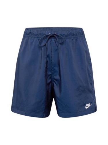 Nike Sportswear Bukser 'Club'  navy / hvid