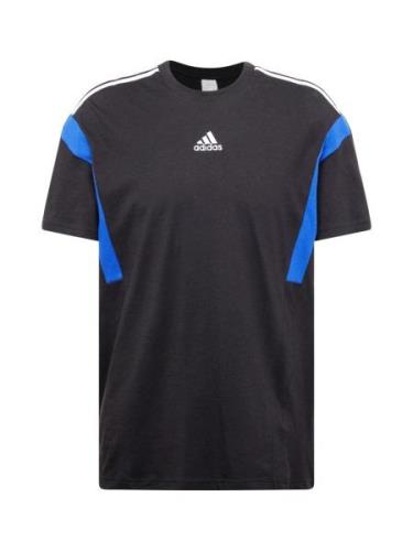 ADIDAS SPORTSWEAR Funktionsskjorte  blå / sort / hvid