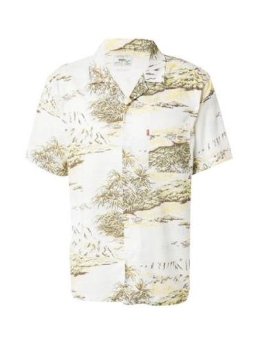 LEVI'S ® Skjorte 'Sunset Camp Shirt'  mørkebrun / lysegul / lysegrå / ...