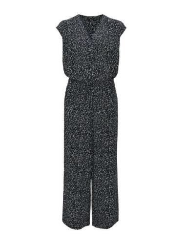 OPUS Jumpsuit 'Moneli City'  marin / hvid