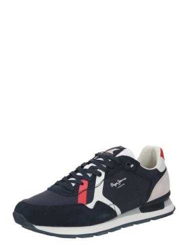 Pepe Jeans Sneaker low 'Brit Road'  navy / rød / offwhite