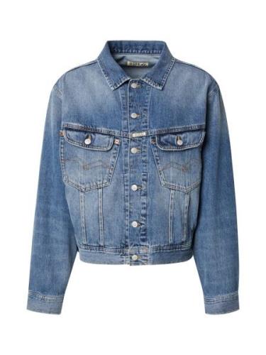 REPLAY Overgangsjakke  blue denim