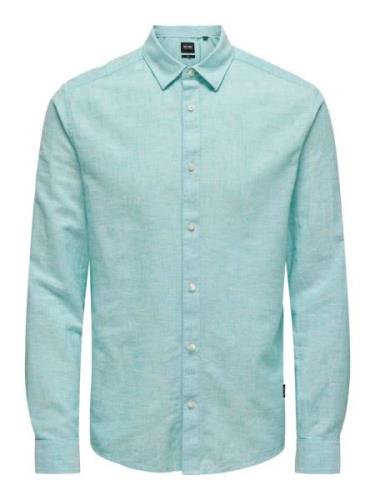 Only & Sons Skjorte 'CAIDEN'  aqua