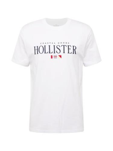 HOLLISTER Bluser & t-shirts 'COASTAL'  marin / rød / hvid