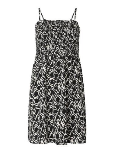 Vero Moda Petite Kjole 'VMPAGE'  sort / hvid