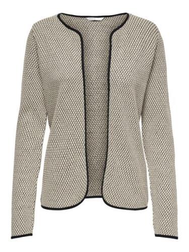 ONLY Cardigan  beige / sort