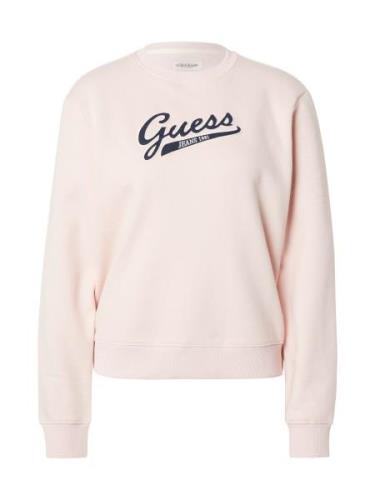 GUESS JEANS Sweatshirt  navy / lyserød / hvid