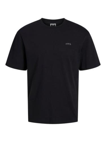 JACK & JONES Bluser & t-shirts  grå / sort