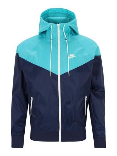 Nike Sportswear Overgangsjakke  navy / azur / hvid