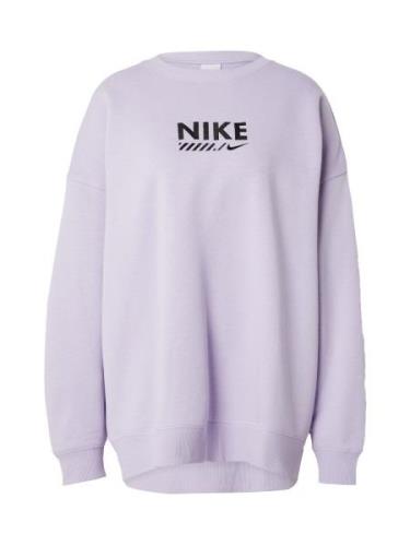 Nike Sportswear Sweatshirt  lilla / sort