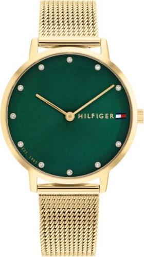 TOMMY HILFIGER Analogt ur  guld / smaragd