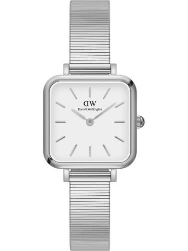 Daniel Wellington Analogt ur 'Quadro Studio S White'  sølv / hvid