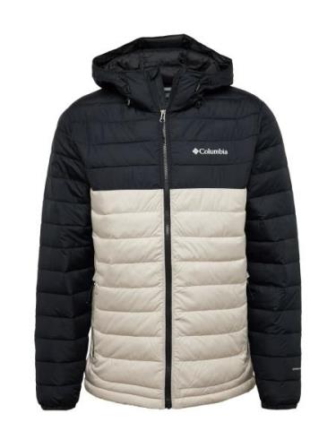 COLUMBIA Udendørsjakke 'Powder Lite II'  lysebeige / sort