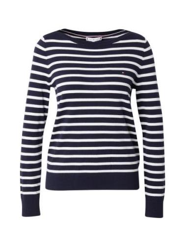 TOMMY HILFIGER Pullover  marin / hvid