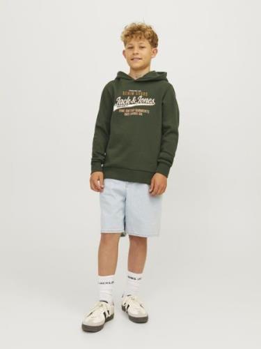 Jack & Jones Junior Sweatshirt  grøn / orange / hvid