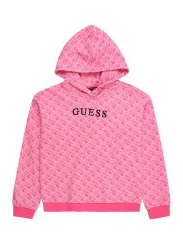 GUESS Sweatshirt  magenta / sort / hvid