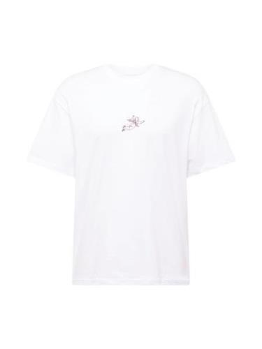 JACK & JONES Bluser & t-shirts 'JORSOLACE'  burgunder / hvid