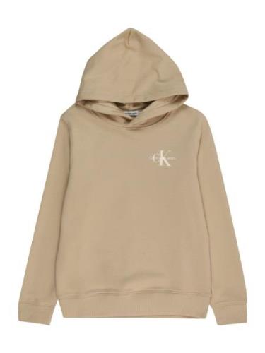 Calvin Klein Jeans Sweatshirt  beige / hvid