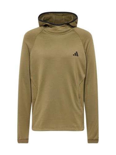 ADIDAS GOLF Sportsweatshirt  mudderfarvet / sort