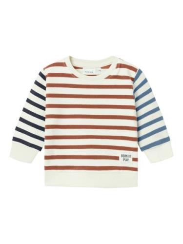 NAME IT Sweatshirt 'LOBAS'  creme / blå / navy / pueblo