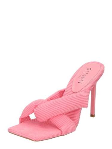 Simmi London Pantoletter 'ELODIE'  pink / lyserød