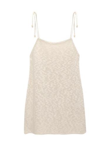 Pull&Bear Strikkjole  beige