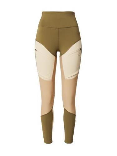 Kari Traa Sportsbukser  beige / creme / oliven