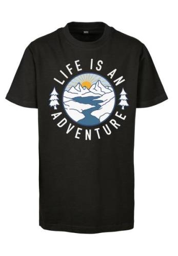 Mister Tee Shirts 'Life Is An Adventure'  mørkeblå / orange / sort / h...