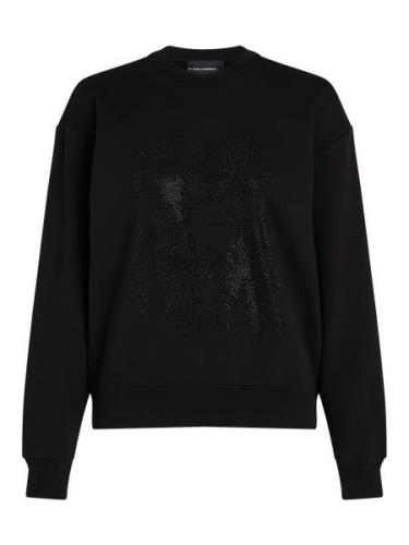 Karl Lagerfeld Sweatshirt ' Kameo Rhinestone '  sort