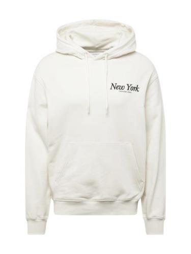 Calvin Klein Jeans Sweatshirt 'NEW YORK'  sort / hvid