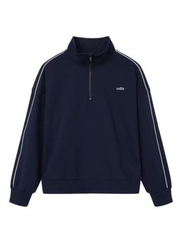 NAME IT Sweatshirt  blå / hvid