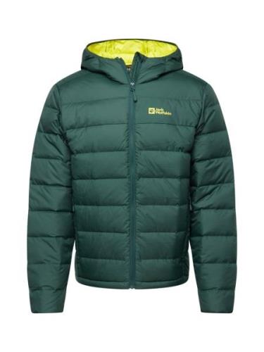 JACK WOLFSKIN Udendørsjakke 'ATHER'  neongul / mørkegrøn