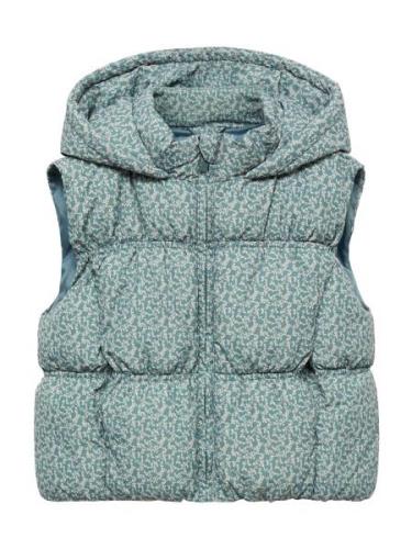 MANGO KIDS Vest 'ONA'  lysebeige / smaragd