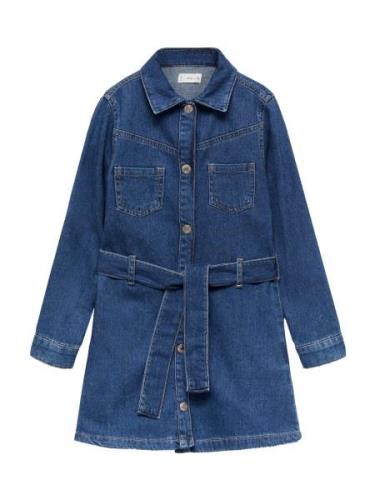 MANGO KIDS Kjole 'Aina'  blue denim