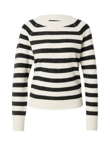 VERO MODA Pullover 'VMDoffy'  beige / sort