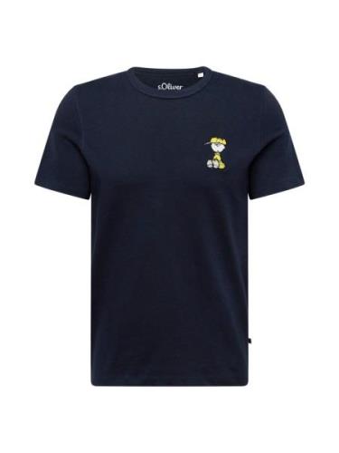 s.Oliver Bluser & t-shirts  navy / gul / hvid