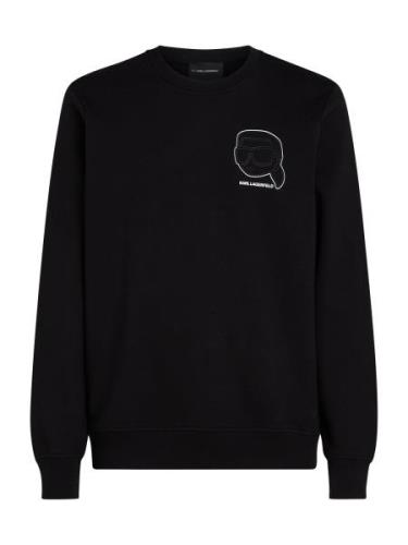 Karl Lagerfeld Sweatshirt ' IKONIK'  sort