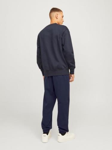 JACK & JONES Bukser 'JPSTKane JJCaleb'  navy / orange / hvid