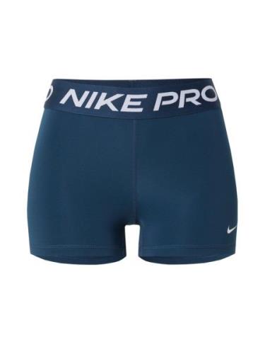 NIKE Sportsbukser 'Pro'  navy / hvid