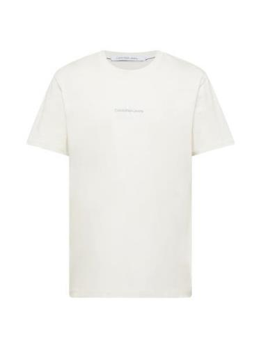 Calvin Klein Jeans Bluser & t-shirts  grå / hvid / naturhvid